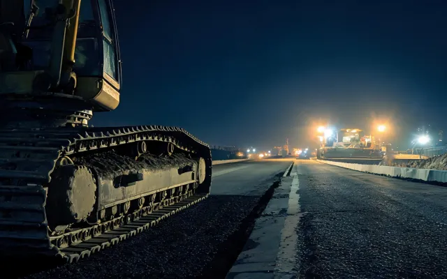Highway earthworks undercarriage case