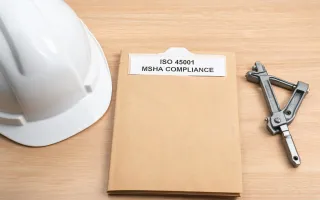 ISO 45001 safety and MSHA materials pack